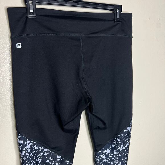 Fabletics Powerhold Brogan Leggings Large Womens Splatter Workout Athletic Gym - Picture 5 of 8